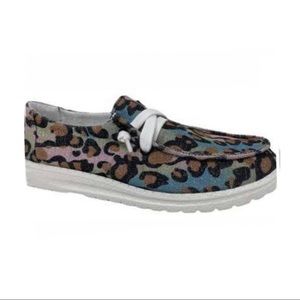 Gypsy Jazz- Leopard and TieDye Sparkly Shoes